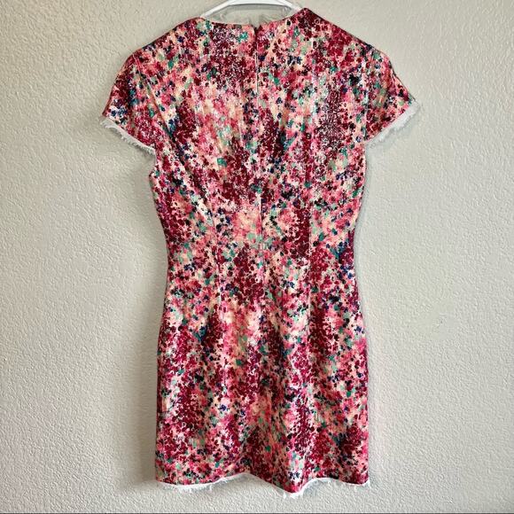 Rachel Zoe Pink Floral Mini Dress - Picture 8 of 13